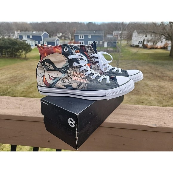 Converse Other - Converse CTAS Harley Quinn Men’s 9 Women’s 11 Athletic  Sneakers 155260 NEW
